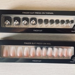 【簡単スグ付けられます】FINGER SUIT ネイルチップ プレスオンネイル【専用リムーバー付き】の画像
