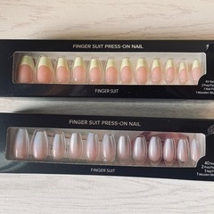 【簡単スグ付けられます】FINGER SUIT ネイルチップ プレスオンネイル【専用リムーバー付き】の画像