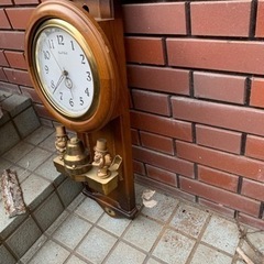 ●アンティーク柱時計、差し上げますの画像