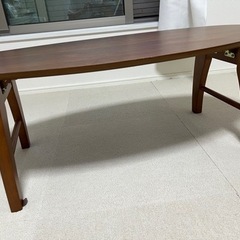 楕円　ローテーブルの画像