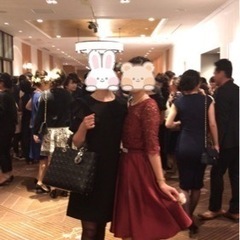 美品❤️レース　ドレス　ワインレッドパーティー　結婚式　成人式の画像