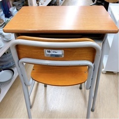 在庫19組◆再入荷◆KOKUYO 学校机＆椅子 1組6000円(税込)◆特サイズ 173cm~（机・椅子ともに）作業台・ミシン台・会議机としても使えます【こちらは店舗です。浜村鹿野温泉ICから3分 買取本舗 宮本リサイクル 営業時間９～１９時 定休日水曜日】の画像