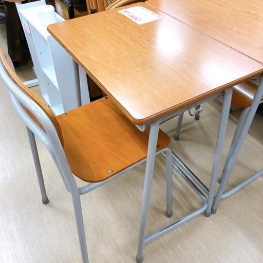 在庫14組◆再入荷◆KOKUYO 学校机＆椅子 1組5000円(税込)◆特サイズ 173cm~（机・椅子ともに）作業台・ミシン台・会議机としても使えます【こちらは店舗です。浜村鹿野温泉ICから3分 買取本舗 宮本リサイクル 営業時間９～１９時 定休日水曜日】