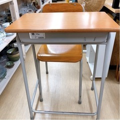 在庫19組◆再入荷◆KOKUYO 学校机＆椅子 1組6000円(税込)◆特サイズ 173cm~（机・椅子ともに）作業台・ミシン台・会議机としても使えます【こちらは店舗です。浜村鹿野温泉ICから3分 買取本舗 宮本リサイクル 営業時間９～１９時 定休日水曜日】の画像