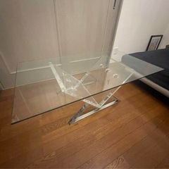 ガラス　ローテーブルの画像