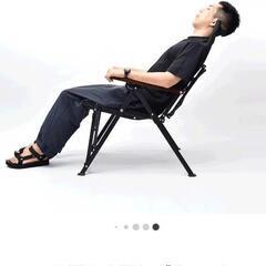 椅子 リクライニングチェア　キャンピングチェア　1脚の画像