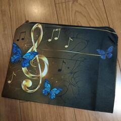 ポーチ　ト音記号の画像