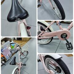 J010★サビ使用感有り★子供自転車★pink clover★16インチの画像