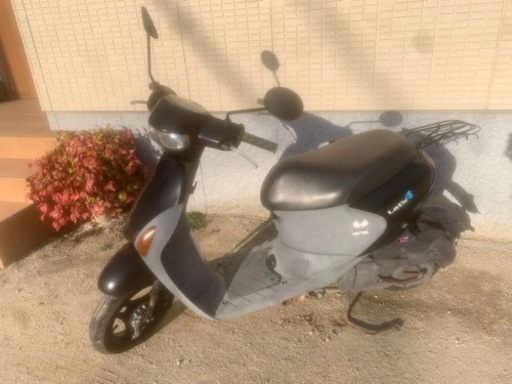 再投稿　スズキ CA45A レッツ4  4スト原付 スクーター ブラック