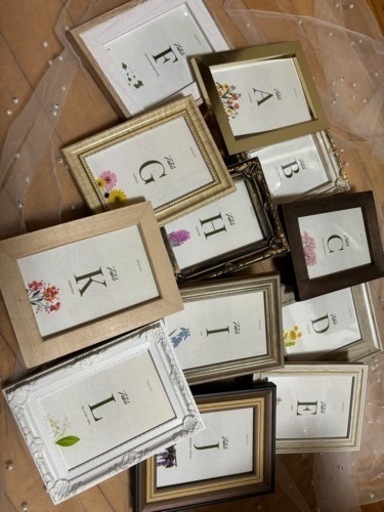写真立て12個セット（テーブルナンバーに！）