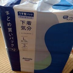 アテント　うす型パンツ（紙パンツ）Lサイズ　３袋　　介護用品