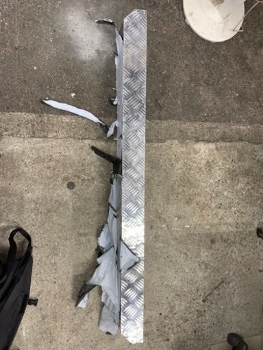 トラック　ステンレスリアバンパー　デコトラ