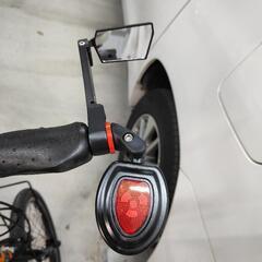 自転車用バックミラー  (卵型)  ■左右2個×2＝計4個 ■2台分なので破格値です‼️  の画像