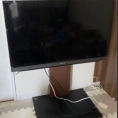 REGZA 42型　壁掛け風テレビ台　テレビ上ラック 