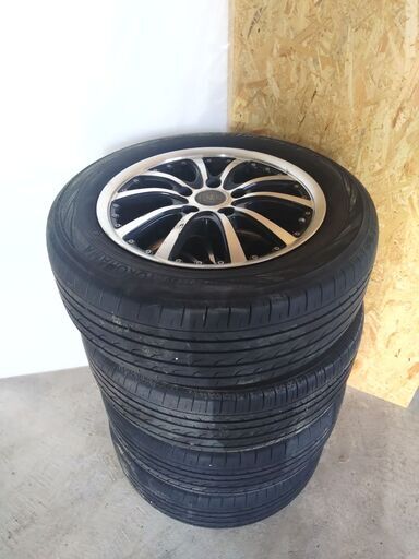 【受付終了】中古タイヤ・ホイールセット　ヨコハマタイヤBluEarth　205/60R16　92H