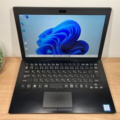 Simモデル限定品＞03395ノートパソコン VAIO Pro VJPF i5/8GB/SSD 256GB/Office付け Windows11