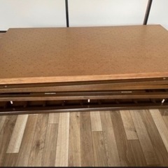 ハイタイプ ベビーベッド ブラウンの画像