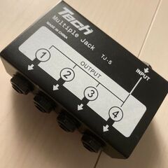 キクタニ TECH マルチプルジャック 1イン-4アウト TJ-5