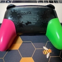 【スプラトゥーン仕様ジャンク】swichプロコン
