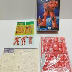 ガンプラ バンダイ 旧ロゴ シャア専用ザク ＆ ズゴックの画像