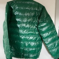 ダウンジャケット（緑）（adidas）【値下げ交渉可】 表記はSサイズなんですけど170㎝の方でも余裕あるサイズです！の画像