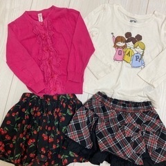 100サイズ　女の子　春服　カットソー　カーディガン　まとめ売りの画像