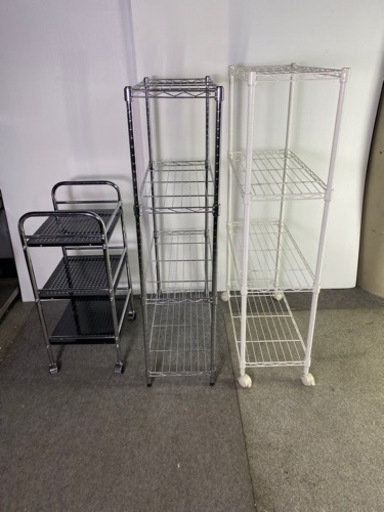 ラックまとめ 3点セット スチールラック メタルラック 家具 収納家具