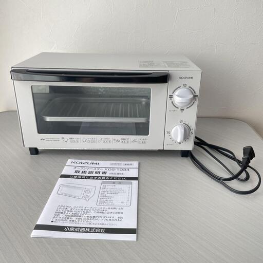 新品未使用★コイズミ KOIZUMI オーブントースター KOS-1034 1000W