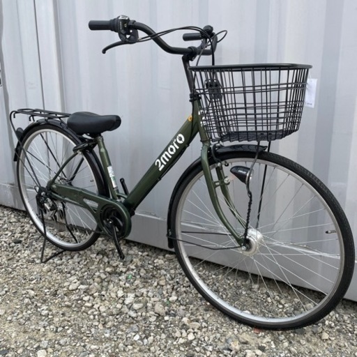 都内/千葉市引取】ママチャリ 27インチ自転車 6段変速/鍵/オートライト