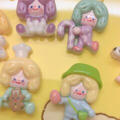 【レア品おまけ】韓国系パーツ　まとめ売り　レジン　デコパーツ 21個の画像