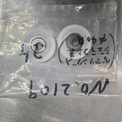 ヨコヅナ ベアリング入 ジュラコン車 車のみ 40mm 丸型　品番 2109
2個セットの画像