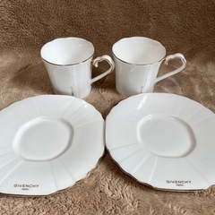 GIVENCHY カップ＆ソーサー 2客セット生活雑貨 食器 コーヒー、ティーの画像