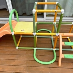 アンパンマンジャングルジム滑り台付き の画像