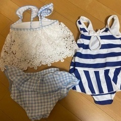 水着女の子まとめ売り　80  cmの画像
