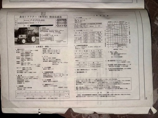 クボタ GL600  4WDトラクター完調品