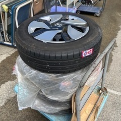 HONDA 純正 現状品 ノーマルタイヤ 185/60R15 84H フィット ホイール＆タイヤ 4本セット 車のパーツ タイヤ、ホイールの画像