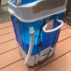 ミニ洗濯機　洗い・すすぎ・タイマー　予洗いの画像
