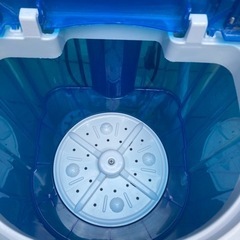 ミニ洗濯機　洗い・すすぎ・タイマー　予洗いの画像