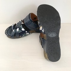 新品　サンダル　ボタニカル（navy）の画像