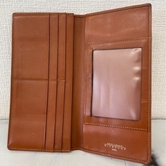 【現状品】ジバンシー GIVENCHY レザー 二つ折り 長財布 ウォレットケース  ブラウン 札入れ カードケース の画像