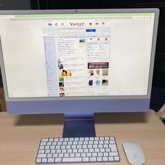 ★M1 iMac 24インチ 8GB 8コアGPU 画面割れあり