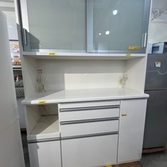 値下げしました！配達可【食器棚】【松田家具】クリーニング済　管理番号11604