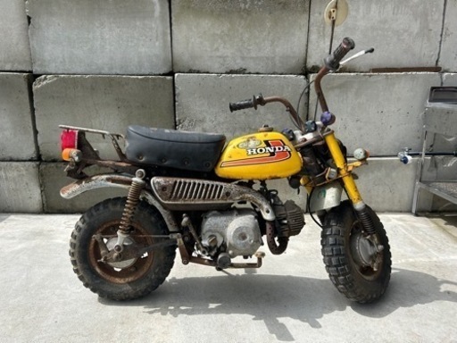 ホンダ モンキー Z50J キー無 ジャンク レストアベース 部品取り 早い者勝ち