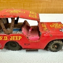 ブリキ　JEEP  おもちゃ　アンティークの画像
