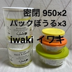新品　iwaki イワキ　密閉パックレンジ　パックぼうる
