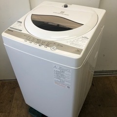 K163★2022年製TOSHIBA製5.0㌔洗濯機★1年間保証付き★近隣配送・設置可能 K163☆2022年製TOSHIBA製5.0㌔洗濯機☆1年間保証付き