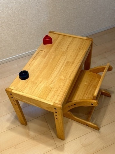 キッズデスク 幼児用学習机 ブォーノ デスク＆チェアセット大和屋