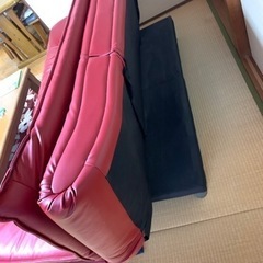 家具 ソファ 3人掛けソファ(ベッド) ★引き取り限定の画像