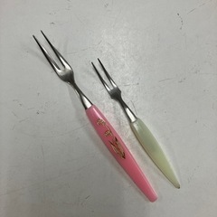 ☆値下げ☆K2404-440 カトラリー11本セット スプーン3本/フォーク5本/ミニフォーク2本/缶切り1本 中古の画像