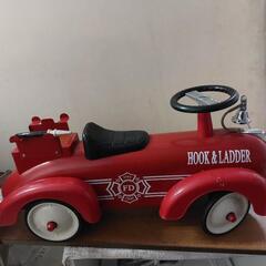 (希少)HOOK&LADDER　アルタバーグ 消防車キッズカー　インテリアおもちゃ　アメリカ乗用玩具の画像